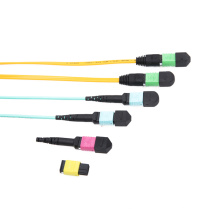 MPO/Female to MPO/Female 8 Fibers Singlemode Fiber Optic Trunk Cable